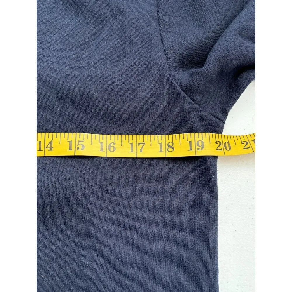Old Navy Unisex Small Blue Bigfoot Christmas Santa Believe‎ Graphic Sweatshirt